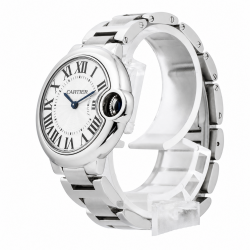 Cartier Ballon Bleu De 33MM W6920084 White Dial Watch